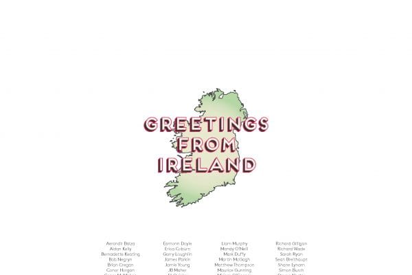 Greetings From Ireland 2015 Calendar cover.
