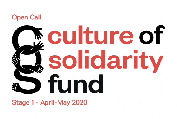 European Cultural Foundation launches the Culture of Solidarity fund.