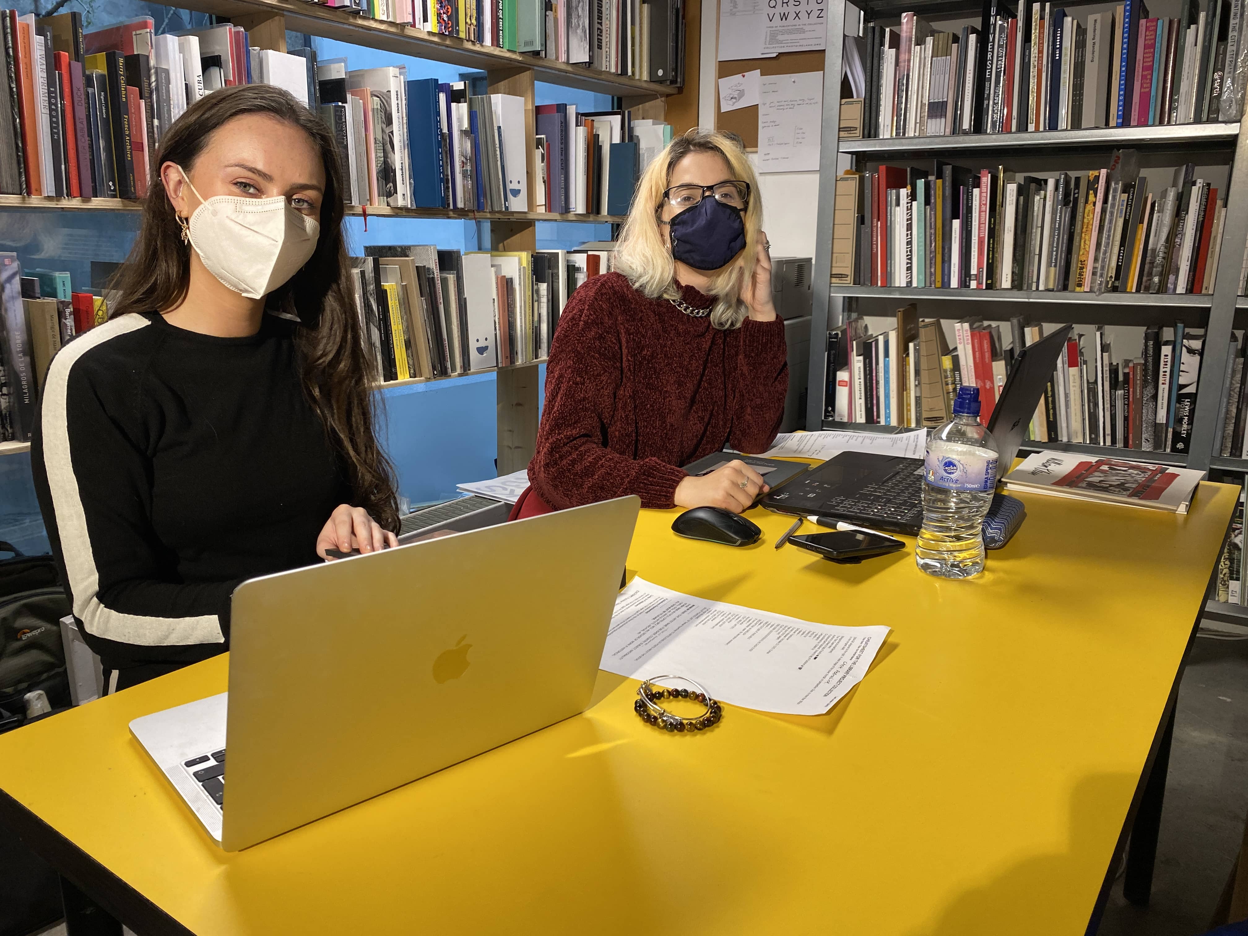 TU Dublin Students Jana Bulochova and Lauren Hamilton