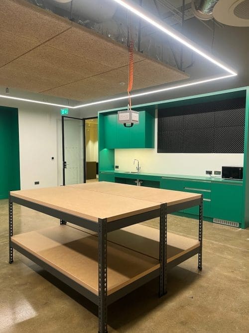 Workshop space at the International Centre for the Image